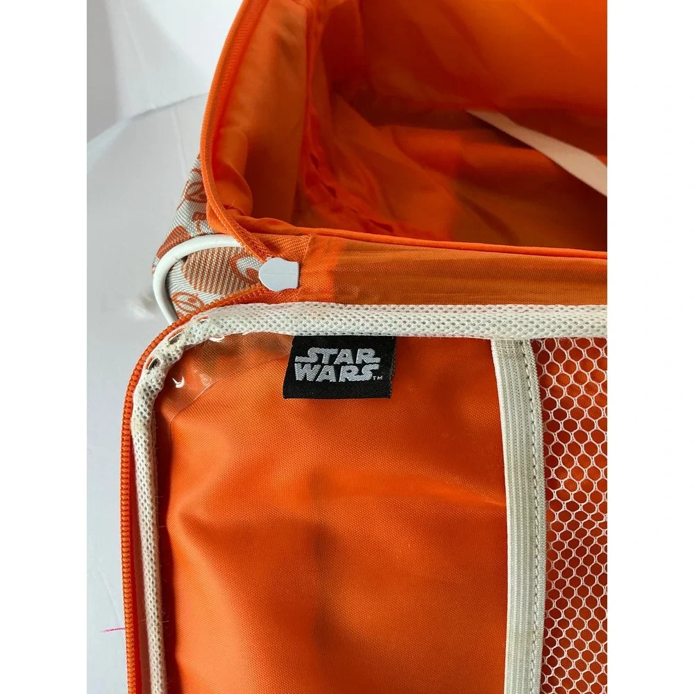 American Tourister Star Wars BB-8 Rolling Suitcase 18 Inch Kids Travel Bag Orang